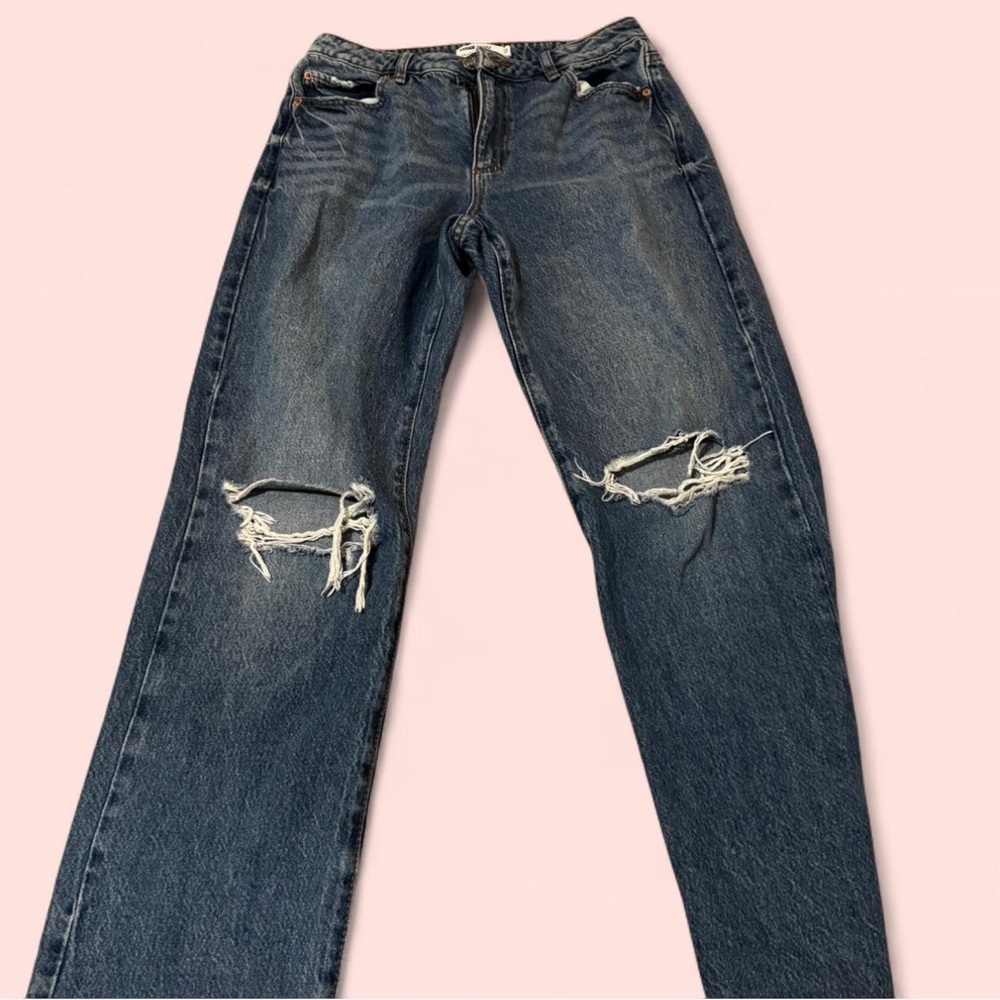 Garage Classic Blue Straight Leg Jeans